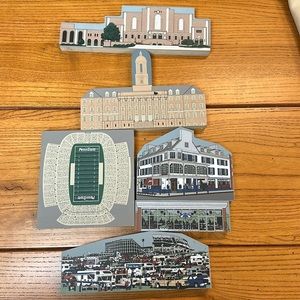 Set of 6 Penn State Series Cat’s Meow Collectibles